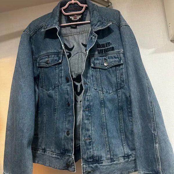 [BUNJANG] Vintage Harley-Davidson Denim Jacket / 빈티지 할리데이비슨 데님 자켓