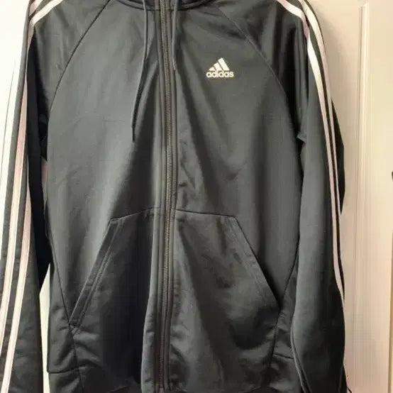 [BUNJANG] Adidas Unisex Half-Fleece Hoodie Jacket Jersey (Size 100) / 정품 아디다스 반기모 후디 자켓 져지(사이즈:100)(남녀공용)