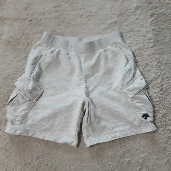 [BUNJANG] Descente Cargo Shorts Light Grey M / 데상트 카고 반바지 라이트 그레이 M  (44