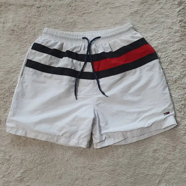 [BUNJANG] Tommy Hilfiger White Striped Shorts (Size M) / 타미힐피거 반바지 M  (725