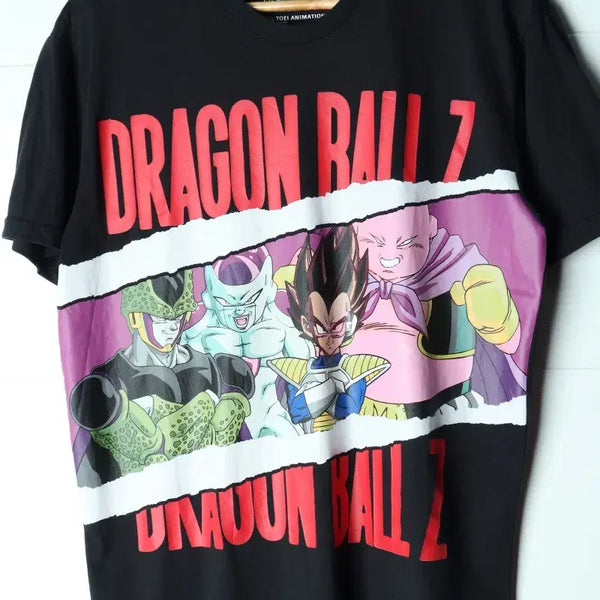 [BUNJANG] Box Lunch Dragon Ball Z USA Anime Graphic T-Shirt / (L-XL) 박스런치 반팔 티셔츠 USA 애니 드래곤볼Z-H36425