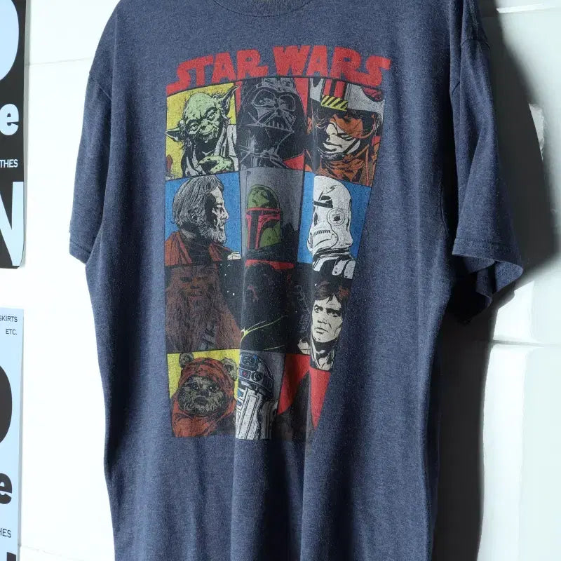 [BUNJANG] Star Wars Graphic T-Shirt / (XL) 스타워즈 반팔 티셔츠 USA 애니 뮤비 락티-H36427