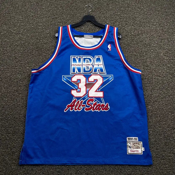 [BUNJANG] Mitchell & Ness Magic Johnson 1991-1992 NBA All-Star Western Conference Hardwood Classic Jersey / 미첼앤네스(Mitchell & Ness) 매직 존슨 1991-1992 NBA 올스타 서부 컨퍼런스 하드우드 클래식 저지