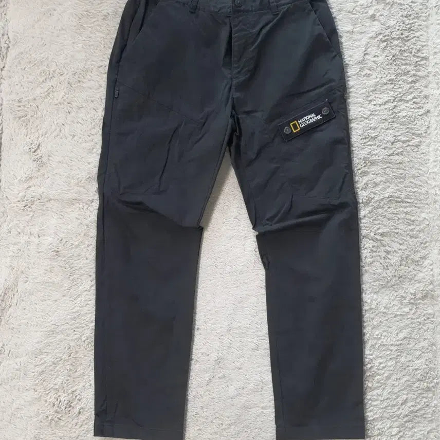 [BUNJANG] National Geographic Cargo Pants Black / 내셔널 지오그래픽 카고 바지 검정 81  (456