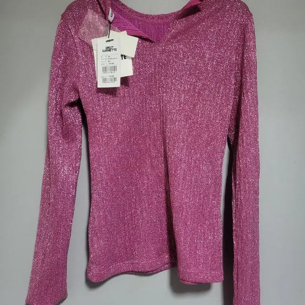 [BUNJANG] LUCKY CHOUETTE Pink Short Sleeve T-Shirt Size 36 / 새상품_럭키슈에뜨 티셔츠 36