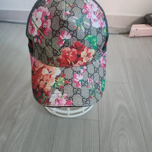 [BUNJANG] Flower Pattern GG Logo Ball Cap / 여자모자
