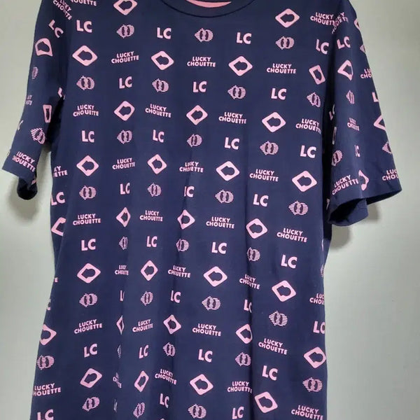 [BUNJANG] Lucky Chouette Navy Short Sleeve T-Shirt Size 36 / 럭키슈에뜨 반팔티셔츠 36