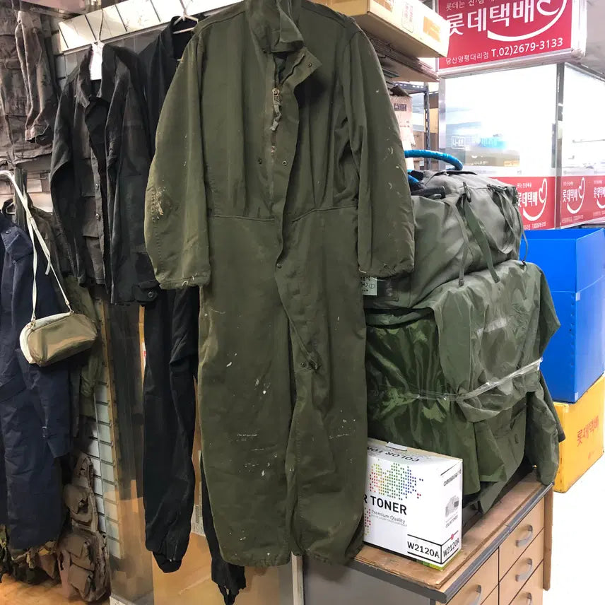 [BUNJANG] US Military Cold Weather Mechanic Coveralls (Heavy Canvas, Medium) / 미군정비복3. 미군 방한 정비복 헤비 캔버스 커버올 (MEDIUM) 7