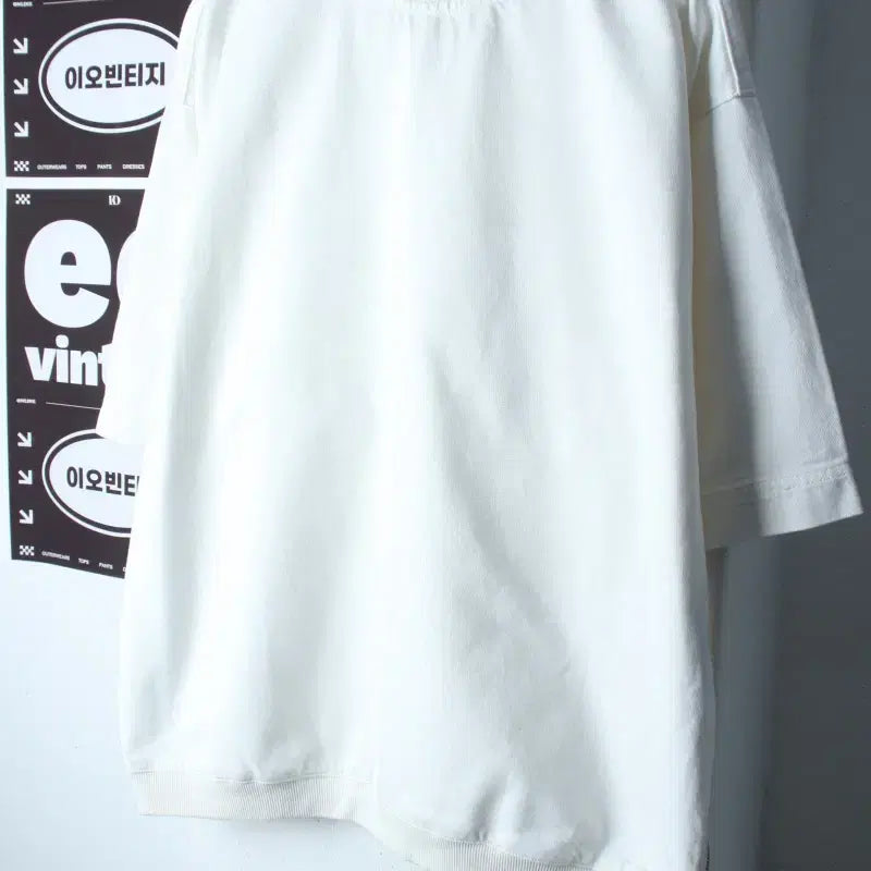 [BUNJANG] Zara Heavy Grunge Plain T-Shirt - White (M-2XL) / (M-2XL) 자라 반팔 티셔츠 화이트 무지 헤비 그런지-H36479