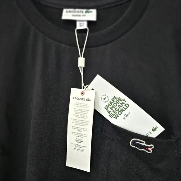 [BUNJANG] Lacoste Pocket T-Shirt Black L / 라코스테 포켓 반팔티 블랙 L