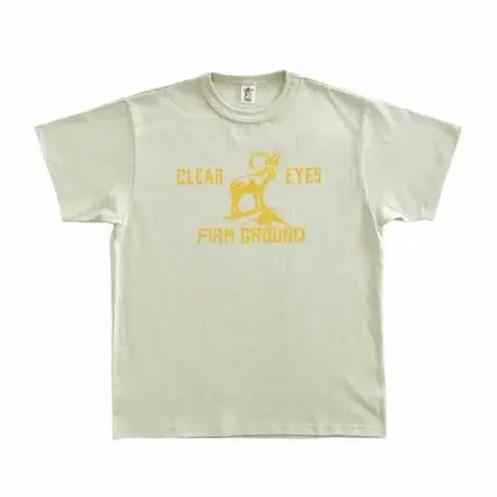 [BUNJANG] Collect Piece Clear Eyes Perm Ground Half-Sleeve T-Shirt L / 컬렉트피시스 클리어 아이즈 펌 그라운드 반팔 L 라지