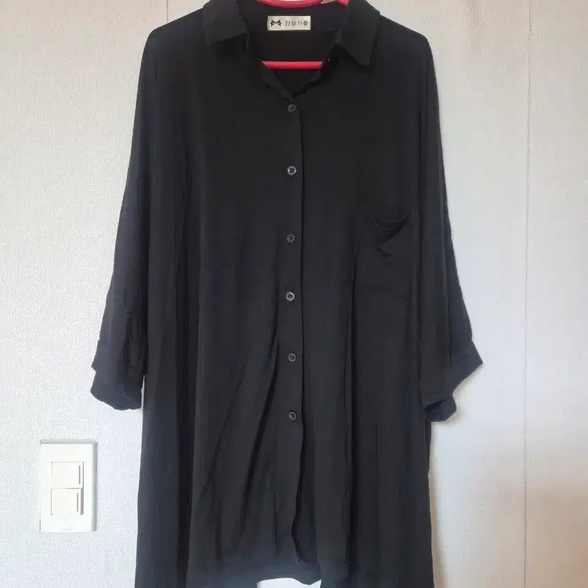 [BUNJANG] Loose Fit Black Shirt / 루즈핏셔츠 블랙
