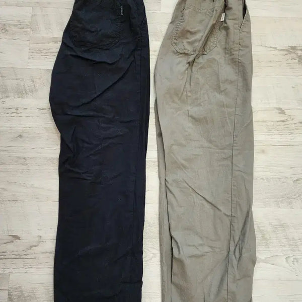 [BUNJANG] SUARE 2-Pack Summer Jogger Pants / SUARE 수아레 밴딩 이지 팬츠 2벌 일괄 팜. S(29~31)인치 여름 츄리닝 바지