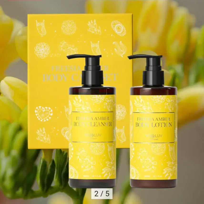 [BUNJANG] Yoareup Freesia Amber Body Care Set / 새상품 요아럽 프리지아 바디세트
