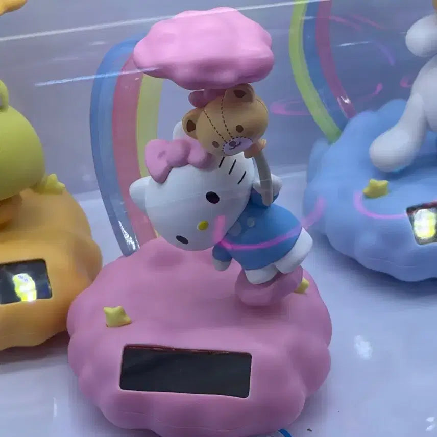 [BUNJANG] Sanrio Hello Kitty Solar-Powered Wiggler (Sealed) / 산리오 헬로키티 흔들 가챠 (미개봉)