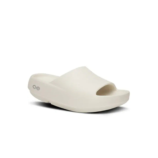[BUNJANG] OOFOS OOahh Slide Sandals - Ivory (Unisex) / 우포스 OOahh + 아이보리 남여공용 슬라이드
