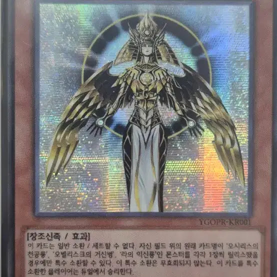[BUNJANG] Yu-Gi-Oh! Horakhty, the Destined Avatar Korean Custom Card / 유희왕 호르아크티 한글판 제작카드 판매