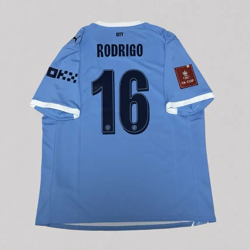 [BUNJANG] Manchester City 2025-26 Home Rodri FA Cup Jersey (XL) / [해외 XL] 25-26 맨체스터 시티 홈 로드리 FA컵 유니폼