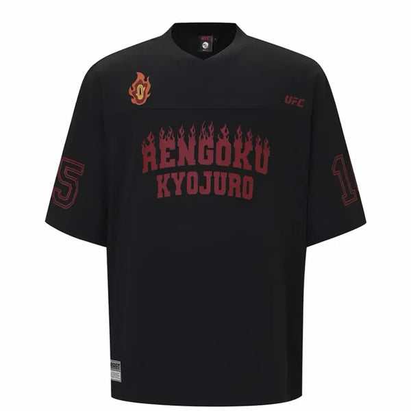 [BUNJANG] UFC Demon Slayer Kyojuro Megafit Football Jersey L / UFC 귀멸의 칼날 쿄쥬로 메가핏 풋볼 저지 L