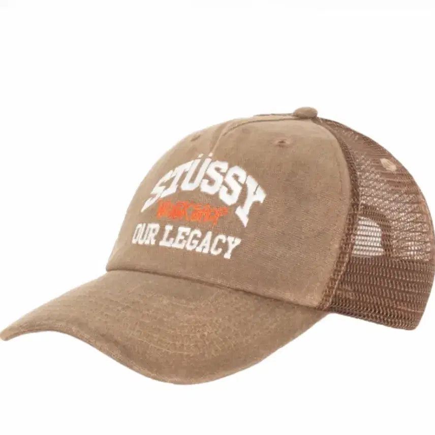 [BUNJANG] Stussy x Our Legacy Workshop Low Profile Trucker Cap Brown / 스투시 아워레가시 워크샵 로우 프로파일 트러커 캡 브라운