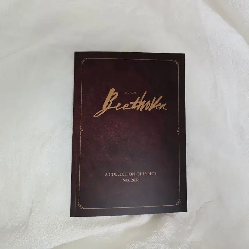 [BUNJANG] Musical Beethoven Mini Lyric Book 2026 / 2026 뮤지컬 베토벤 미니가사집