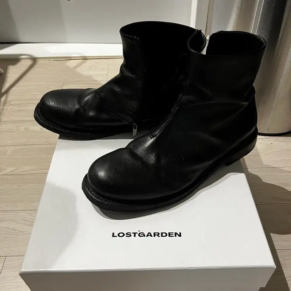 [BUNJANG] Uniform Washed Boots Black / UNIFORM Washed Boots Black