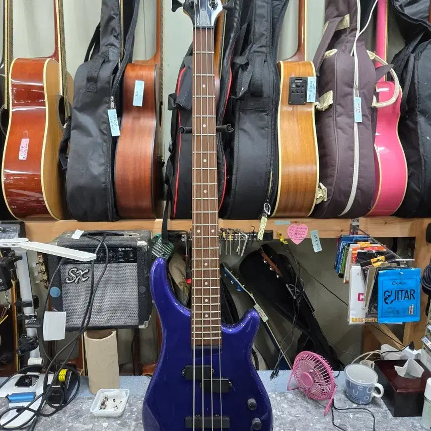 [BUNJANG] Carlo Robelli 4-String Bass Guitar Midnight Blue / 카를로 로벨리 4현 베이스 기타 Carlo Robelli Midnight Blue