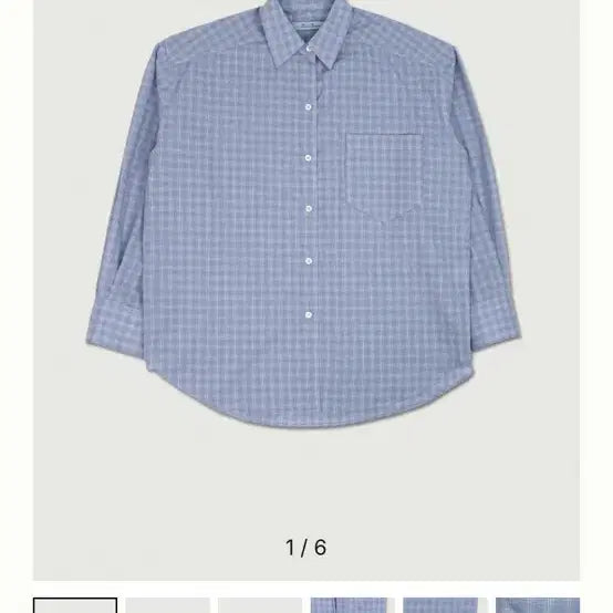 [BUNJANG] By Mood Powder Check Shirt / 바이무드 파우더 체크 셔츠