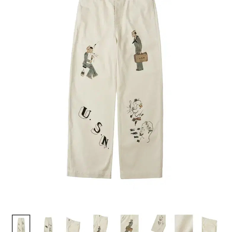 [BUNJANG] D.GNAK USN Memorial Cotton Pants / 디그레 USN 메모리얼 코튼 팬츠