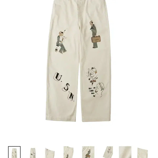 [BUNJANG] D.GNAK USN Memorial Cotton Pants / 디그레 USN 메모리얼 코튼 팬츠