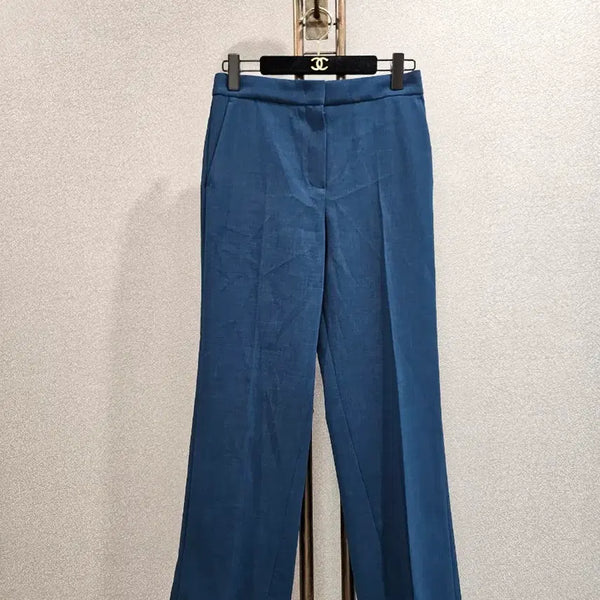 [BUNJANG] System Blue-Green Twill Slacks / 시스템