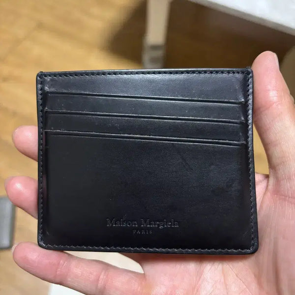 [BUNJANG] Maison Margiela Leather Card Holder Black / 메종 마르지엘라 카드지갑팝니다
