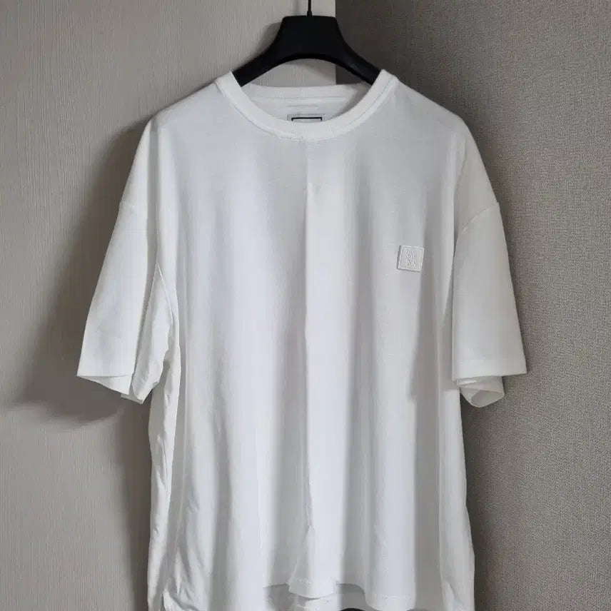 [BUNJANG] Wooyoungmi Flower Back Logo Short Sleeve T-Shirt Size 52 / 우영미 플라워 반팔