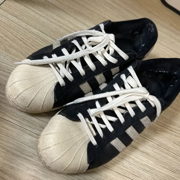 [BUNJANG] Adidas Superstar 82 Black White Size 270 / 아디다스 슈퍼스타 82 블랙화이트 270