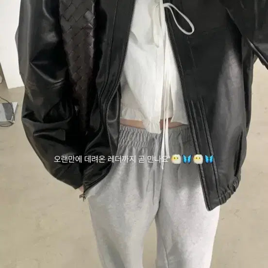 [BUNJANG] UMD Market Leather Jacket / 움드마켓 레더자켓