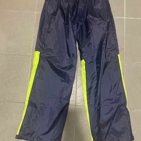 [BUNJANG] Men's Navy and Fluorescent Rain Pants XL (105) / XL  105) 남성 우비 바지 네이비 /형광