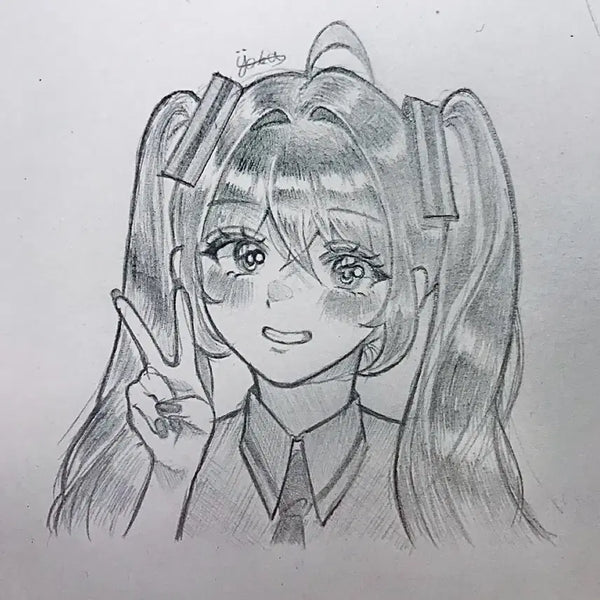 [BUNJANG] Hand-Drawn Bust Commission / 반짝반짝한 손그림 커미션(흉상)