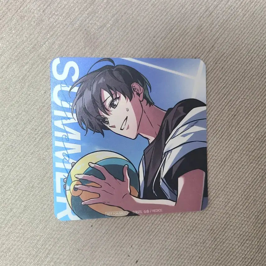 [BUNJANG] Omniscient Reader's Viewpoint Pop-up Cafe Collaboration Coaster Kim Dokja / 전독시 팝업 한여름의유람 콜라보 카페 특전 코스터 김독자