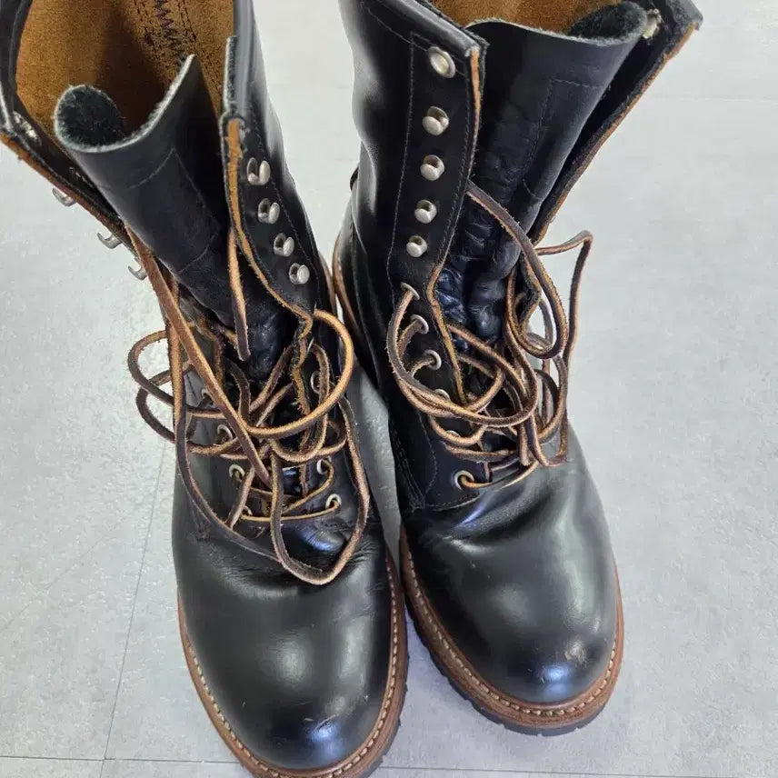 [BUNJANG] Red Wing Logger Boots 9210 Black-Crowned King Leather Size 8.5D / 레드윙 로거부츠 9210 8.5D 265