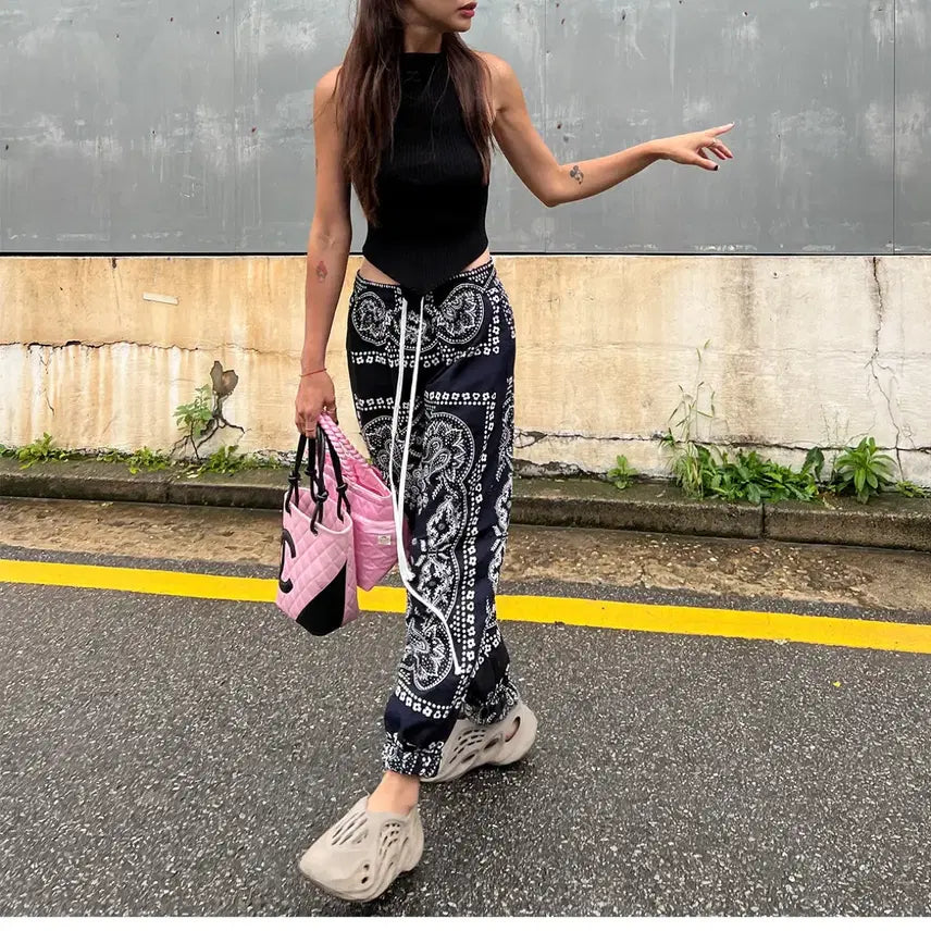 [BUNJANG] Two Much Talker Paisley Pants / 투머치토커 페퍼윤윤 페이즐리 팬츠