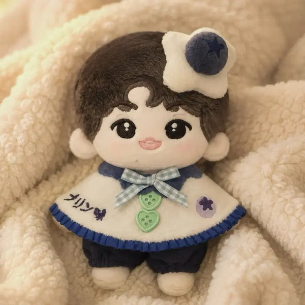 [BUNJANG] 10cm Doll Clothes Set - Blueberry Theme / 10cm 인형 옷 세트, 블루베리 인형옷