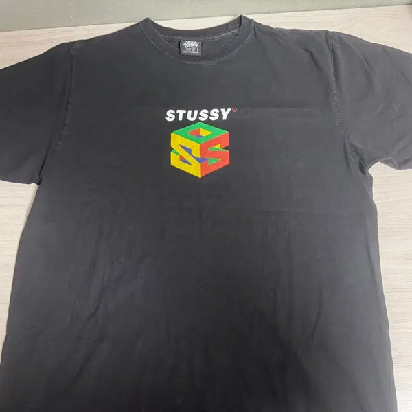 [BUNJANG] Stussy Short Sleeve T-Shirt Black / 스투시 반팔 티셔츠 블랙