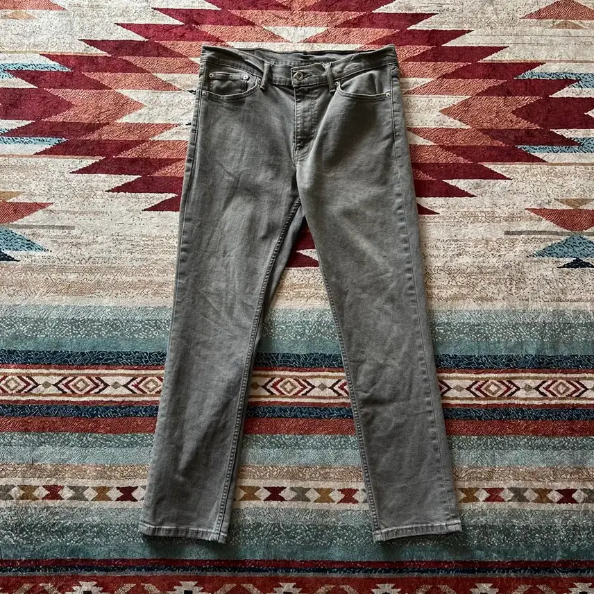 [BUNJANG] Levi's 511 Slim Fit Washed Denim Jeans [Grey] W33 L30 / 리바이스 511 슬림핏 워싱 데님 청바지 [그레이] W33 L30