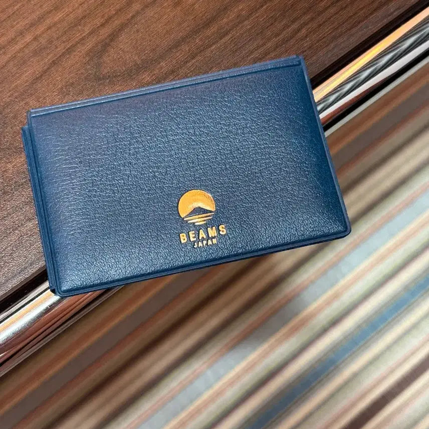 [BUNJANG] BEAMS Hightide Card Holder Blue / BEAMS 빔즈 하이타이드 카드지갑 블루