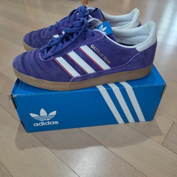 [BUNJANG] Adidas Gazelle Team Purple Suede Sneakers / 아디다스 가젤 팀 퍼플 스웨이드 운동화 정품입니다