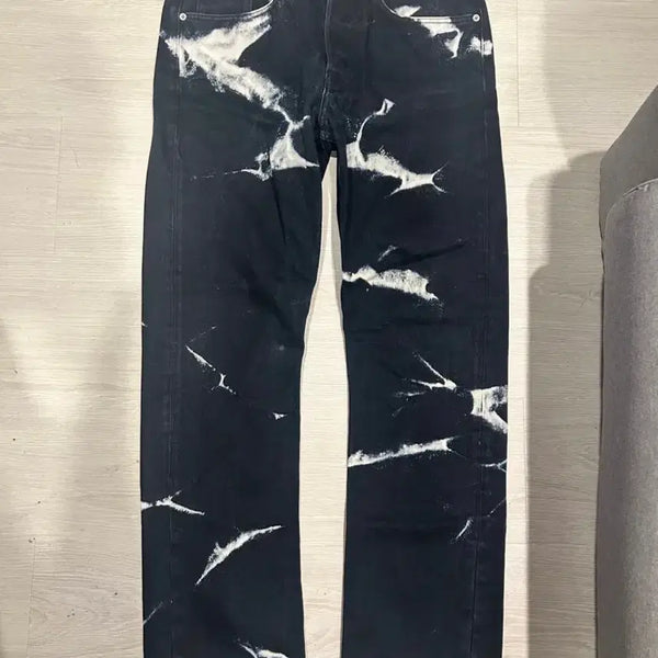 [BUNJANG] Dries Van Noten Bleach Denim Pants Size 31 / 드리스 반 노튼 블리치 데님팬츠 31사이즈