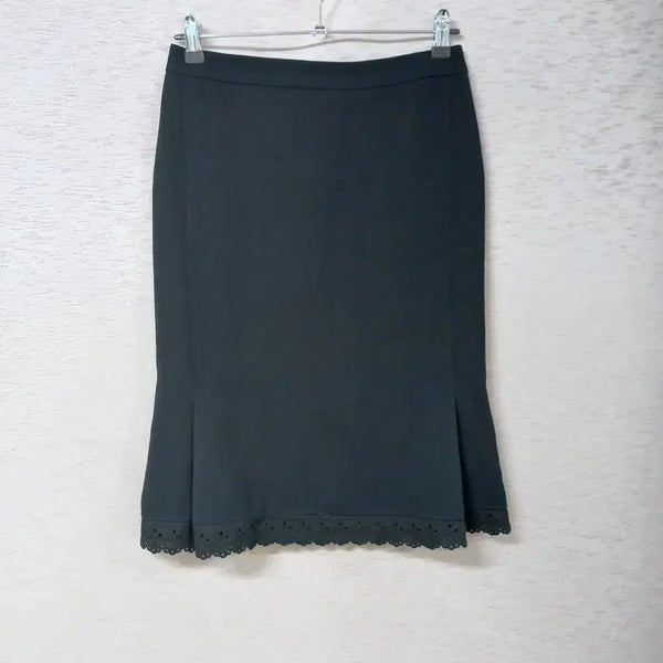 [BUNJANG] Max Mara Black Skirt Women's / B8-6/막스마라 블랙 스커트 여성