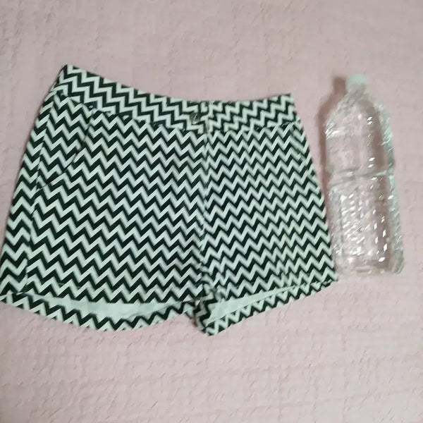 [BUNJANG] Zigzag Pattern Shorts / 지그재그 패턴 숏팬츠