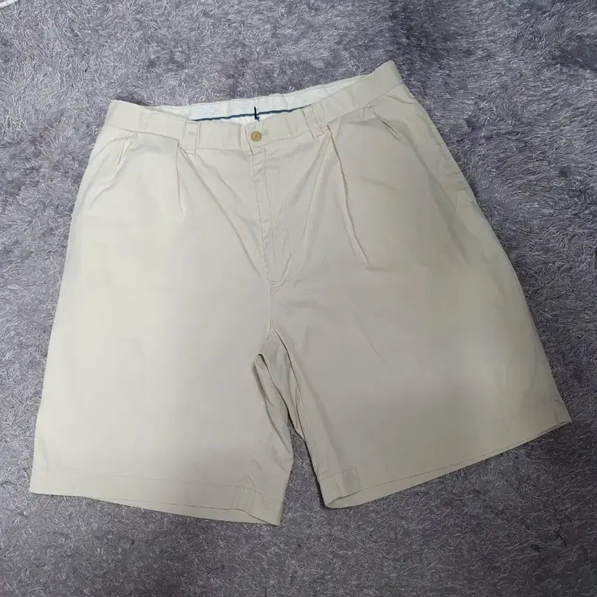 [BUNJANG] Polo Ralph Lauren Beige Pin Tuck Chino Shorts / 폴로 랄프로렌 반바지 핀턱 치노 쇼츠 베이지 33
