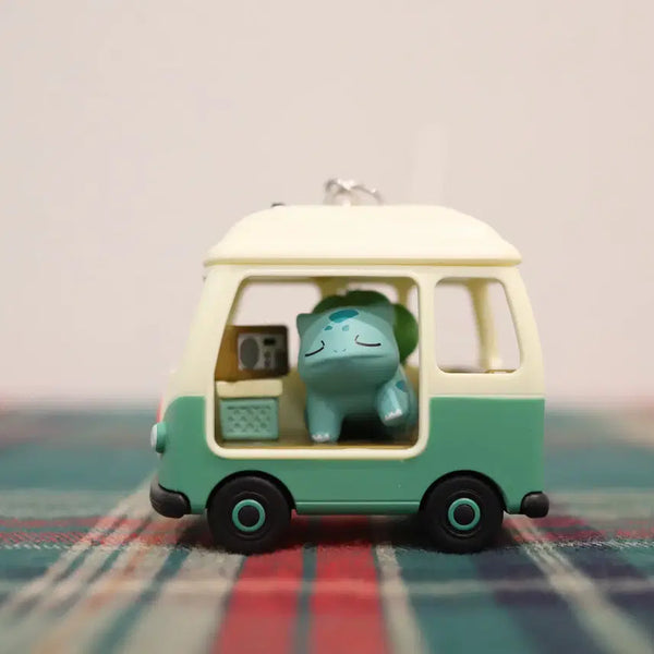 [BUNJANG] Lotteeria Pokemon Camping Car Bulbasaur Keyring / 롯데리아 포켓몬스터 캠핑카 이상해씨 키링